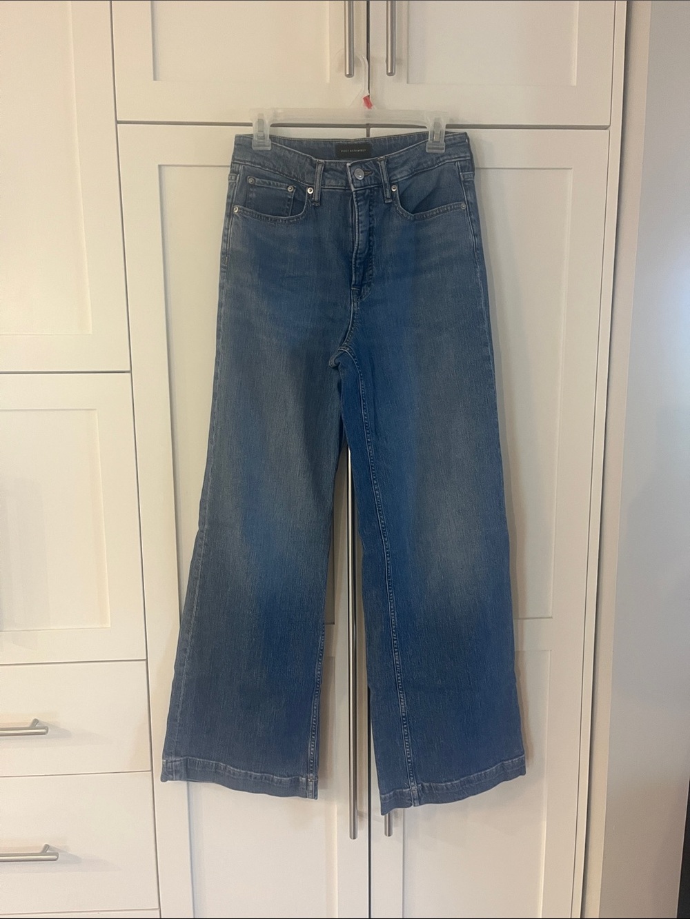 Free Assembly High Rise, Wide Leg Jeans size 8